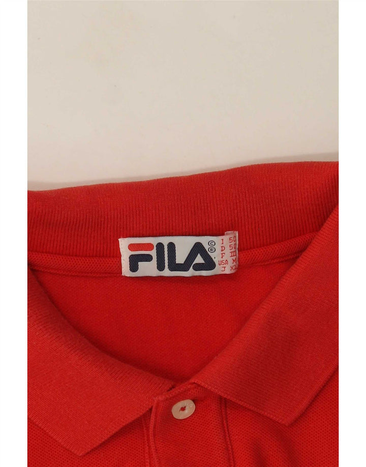 Męska koszulka polo Fila IT 50 Medium Red