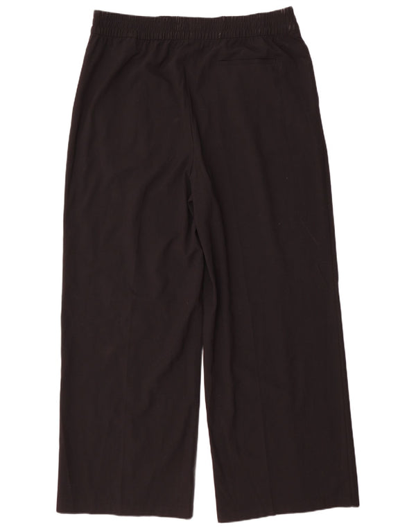 Damskie spodnie Chino Marks & Spencer z szeroką nogawką UK 18 XL W38 L31 Czarne