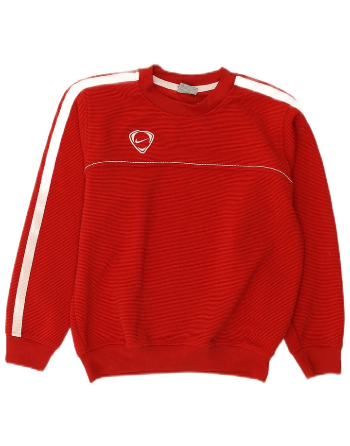 Bluza chłopięca Nike 9-10 lat, mała, czerwona, poliester