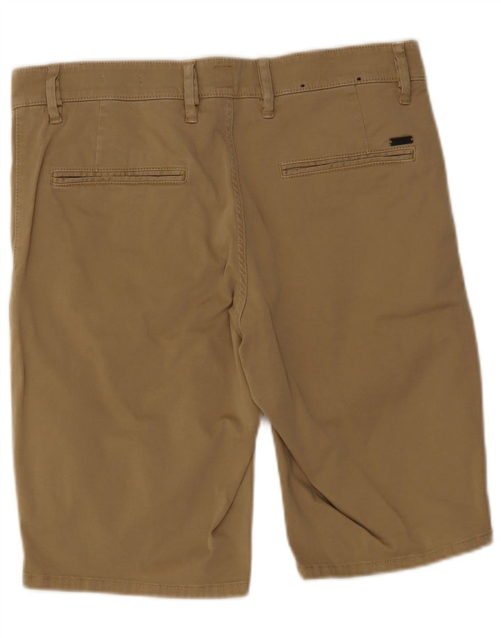 Męskie spodenki Chino Hugo Boss W32 Średni brązowy bawełna