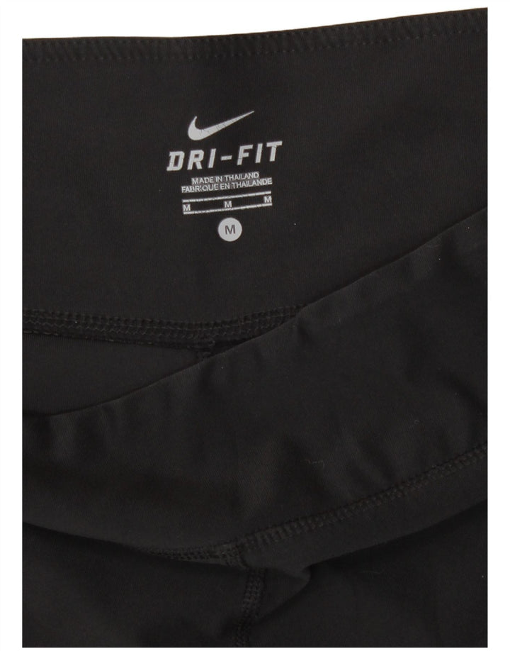Damskie legginsy Nike Dri Fit UK 14, średnie czarne
