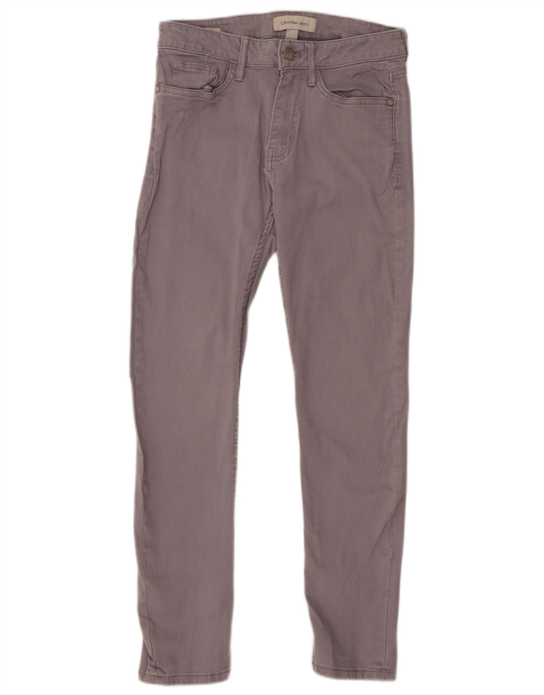 Damskie spodnie typu skinny casual CALVIN KLEIN W26 L27 szare