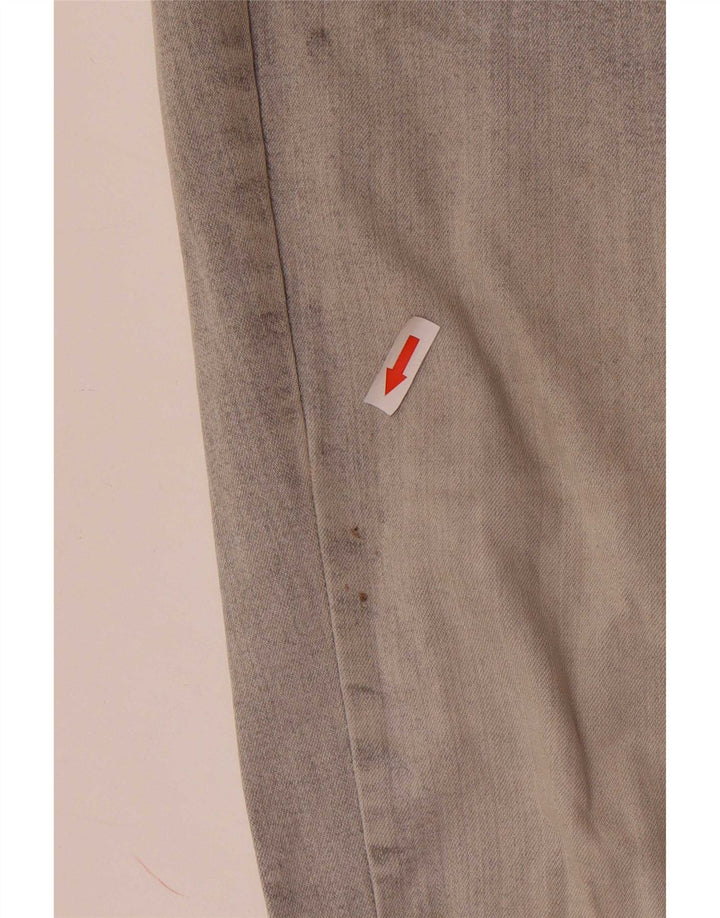 Marks & Spencer Damskie proste dżinsy UK 12 Medium W30 L26 Szara bawełna