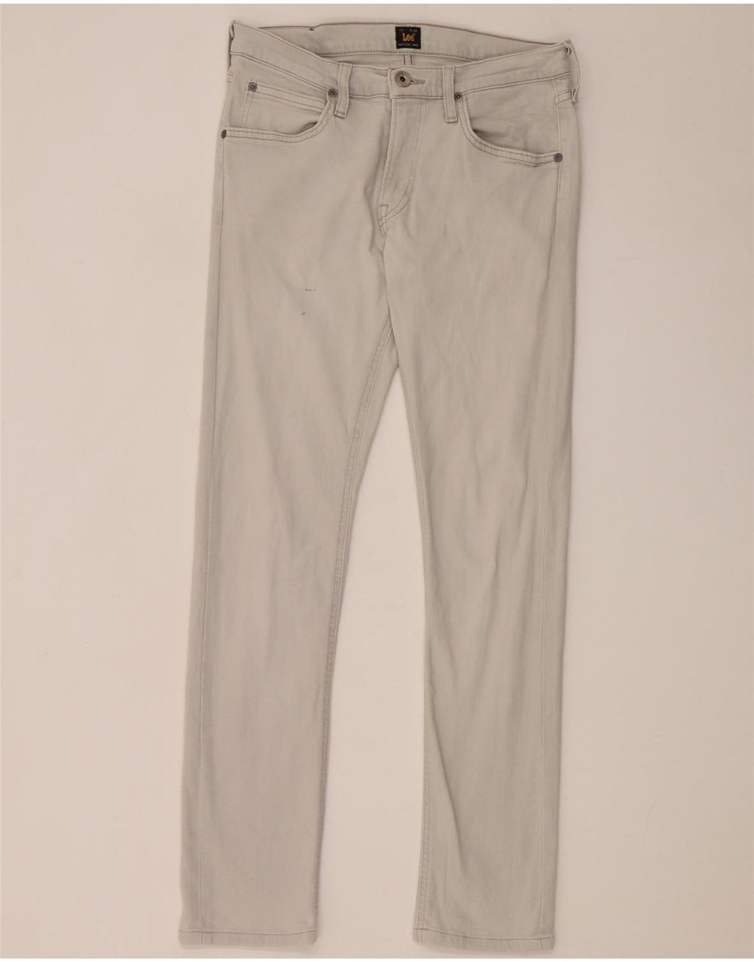 Damskie jeansy Lee Luke Slim W29 L30 Szara bawełna
