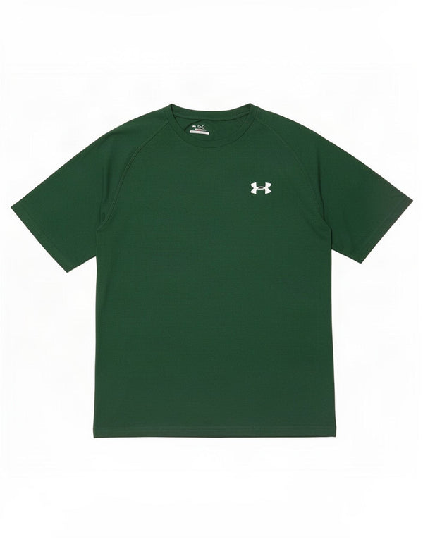 Męska koszulka t-shirt Under Armour Heat Gear Top, średni zielony poliester