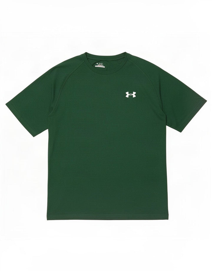 Męska koszulka t-shirt Under Armour Heat Gear Top, średni zielony poliester