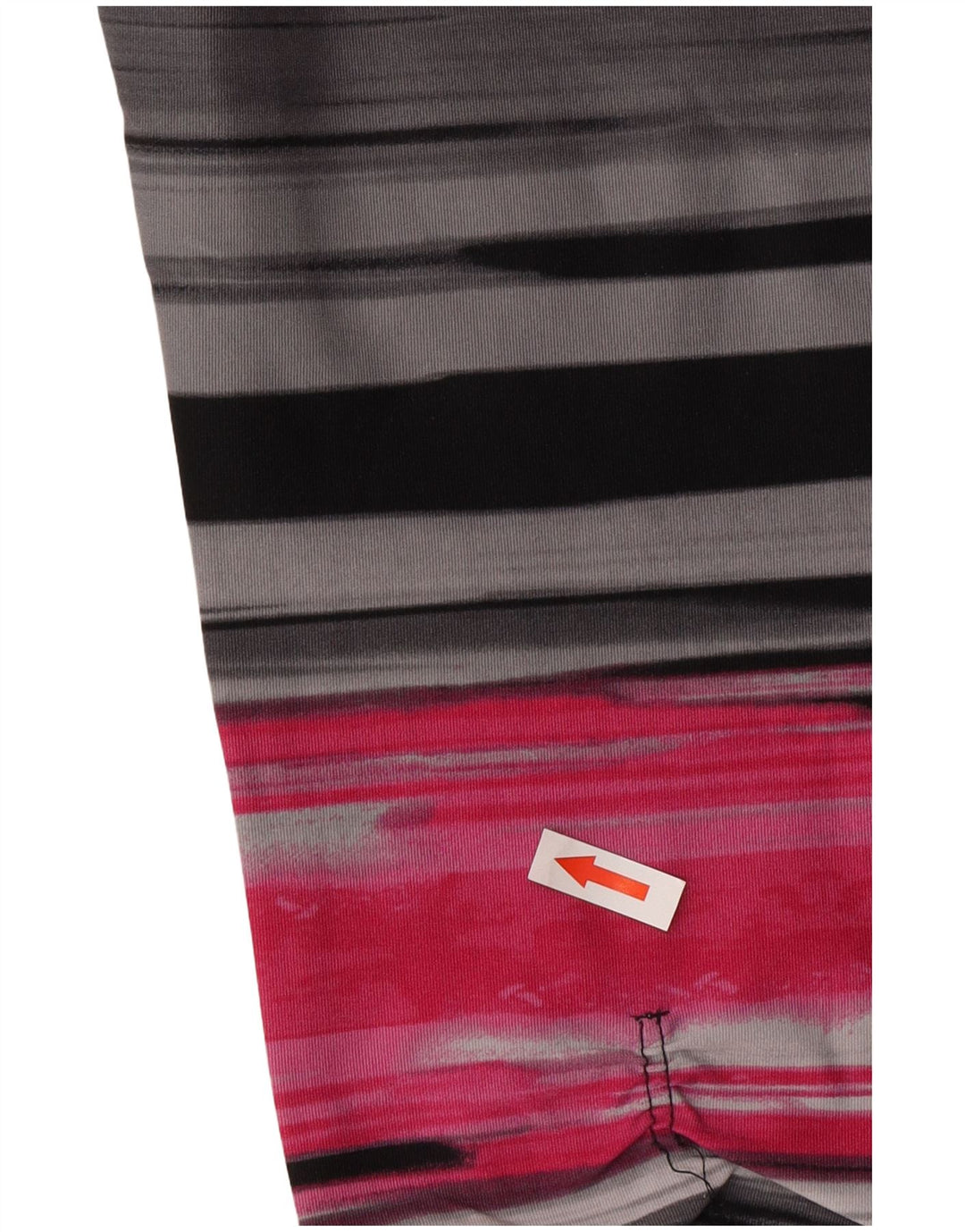 Damskie legginsy Capri Calvin Klein UK 12, średnie czarne nylonowe paski