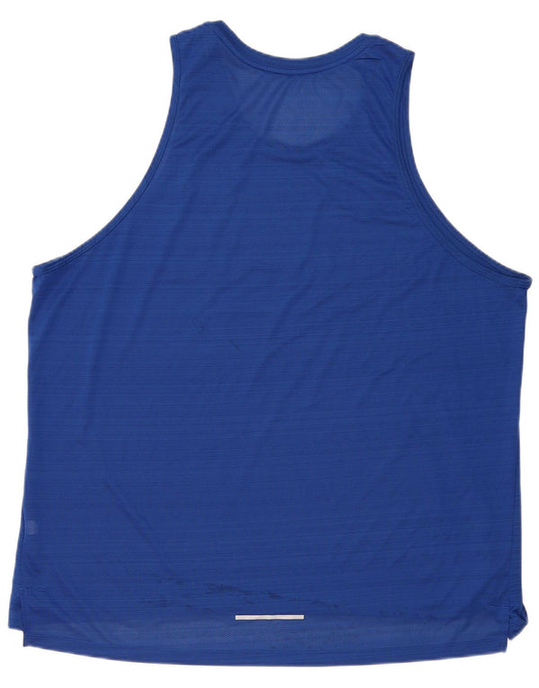 Męski T-shirt Nike Dri Fit Top 2XL Niebieski