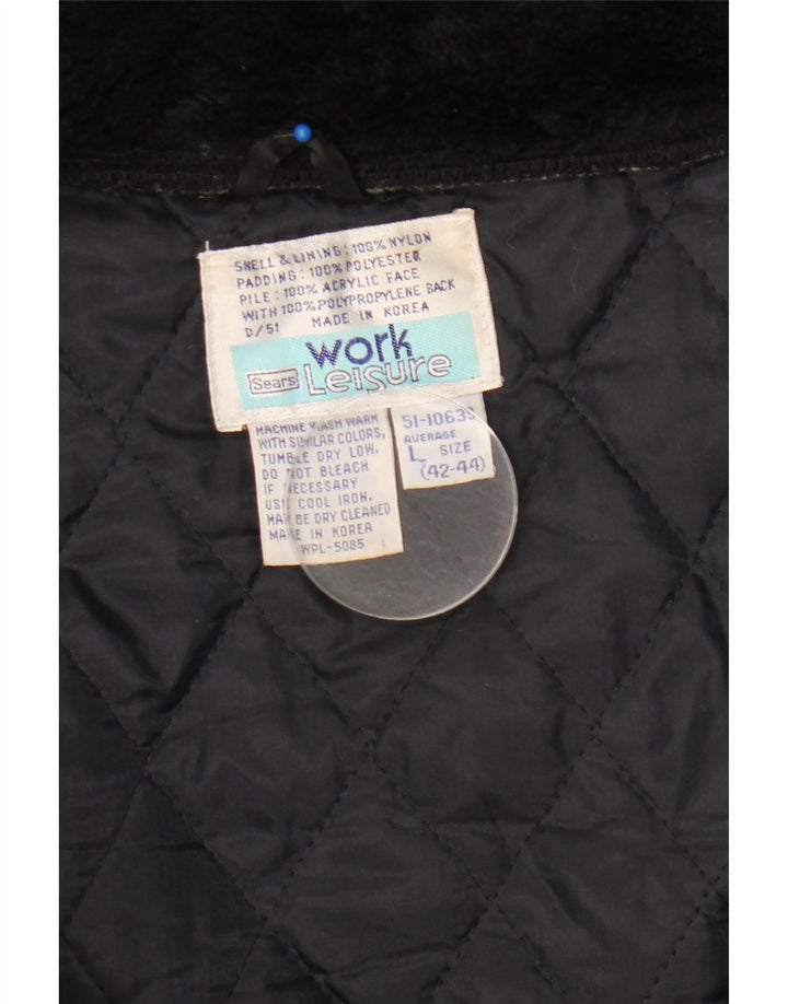 Męski kombinezon narciarski z kapturem Sears Work Leisure, duży, czarny nylon