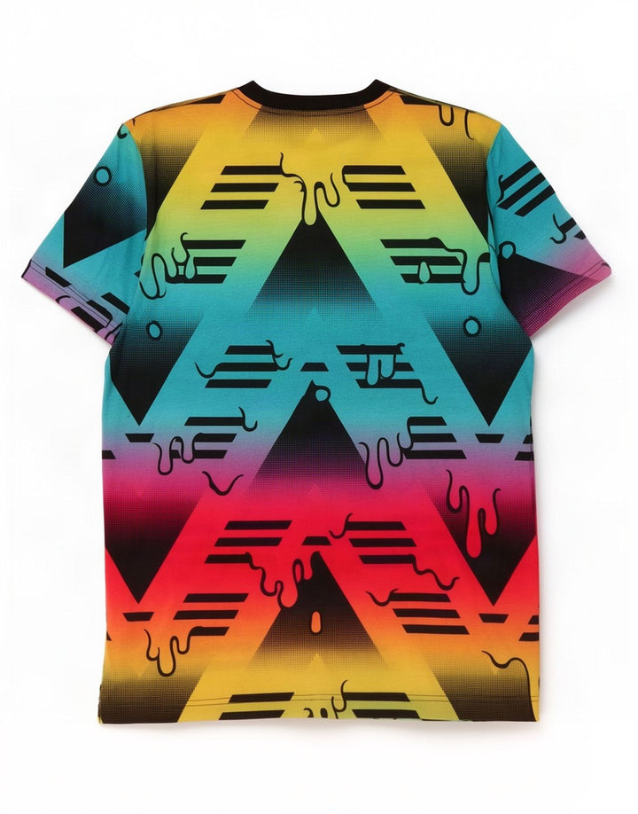 Męska koszulka graficzna Adidas Top Medium wielobarwny poliester