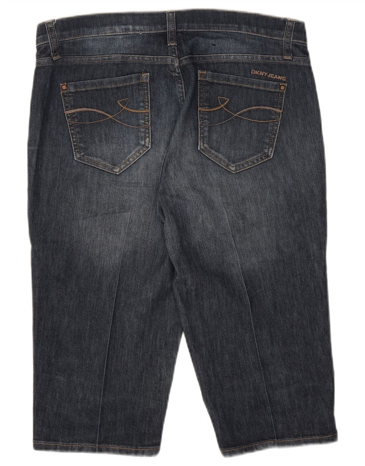 Damskie bermudy Dkny Denim US 8 Medium W32 Granatowa bawełna