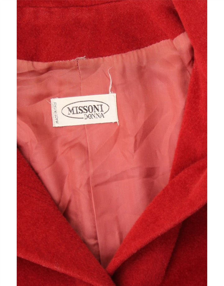 Płaszcz damski Missoni UK 6 XS, bordowy