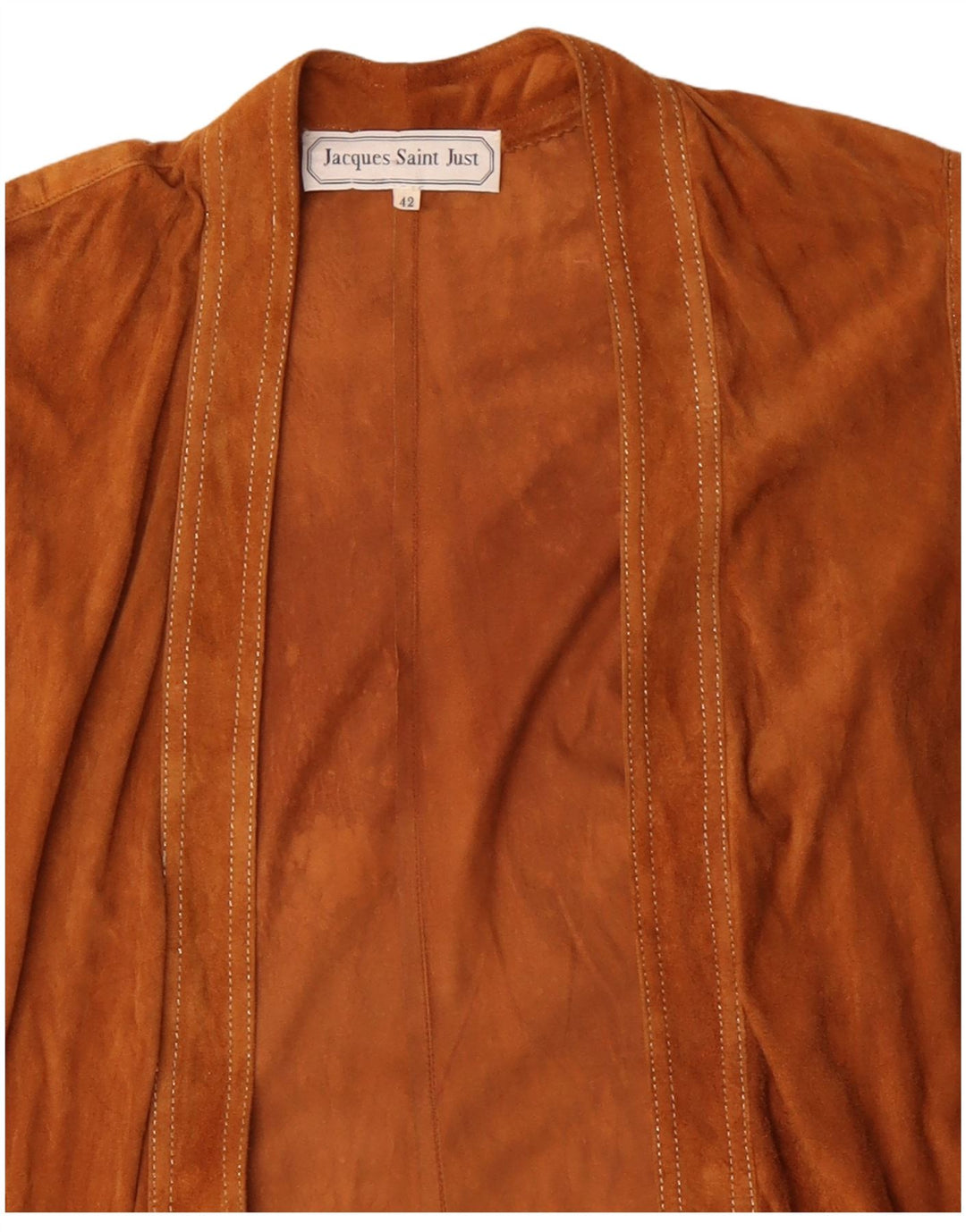 JACQUES SAINT JUST Damski kardigan o przedłużonym kroju EU 42, duży, beżowy