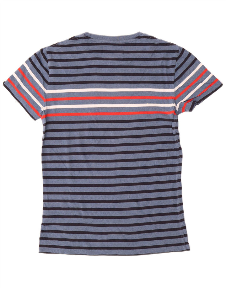 T-shirt męski Superdry, bawełniany, średni, granatowy w paski