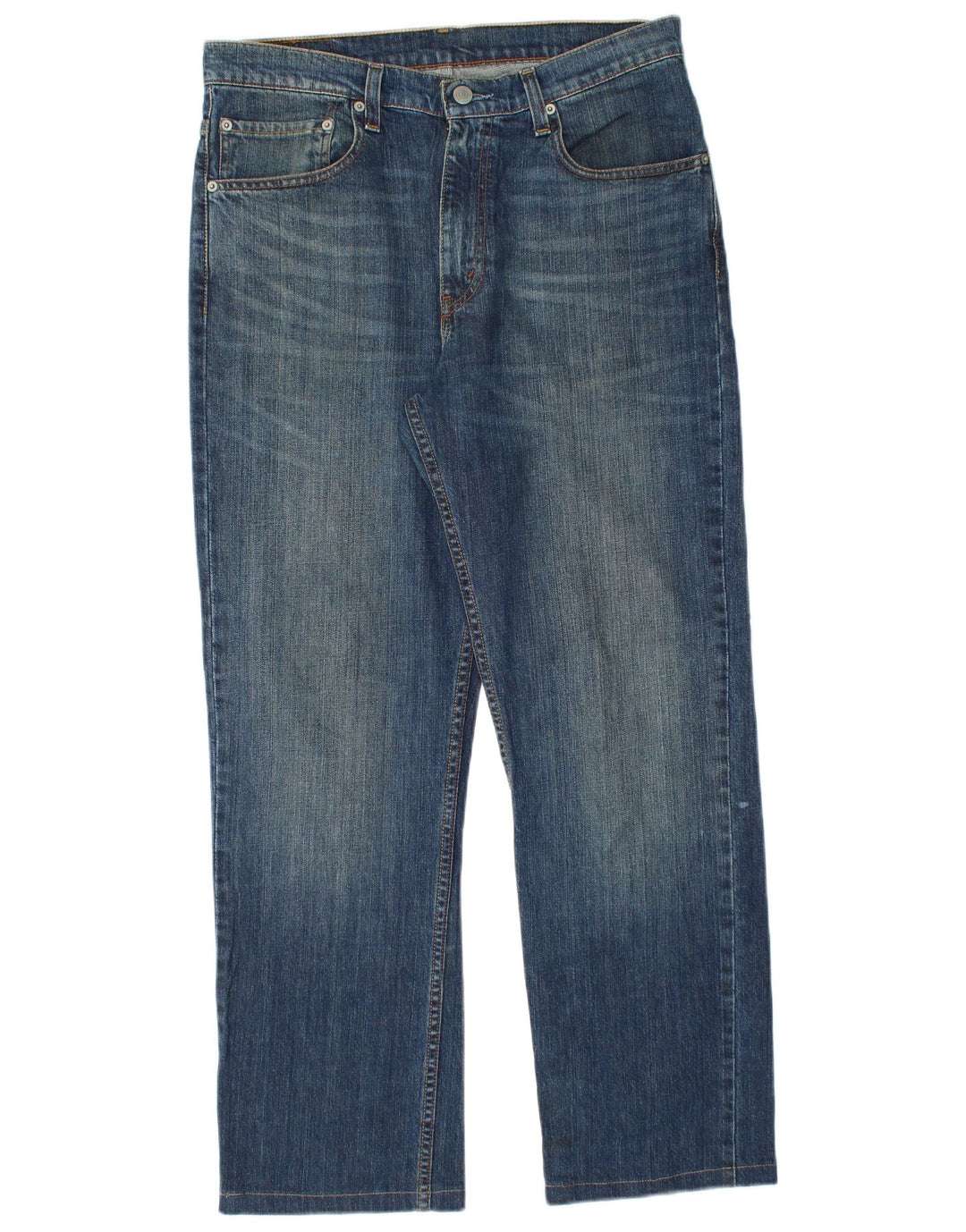 Męskie dżinsy Levi's 752 Straight W34 L29 Niebieskie bawełniane