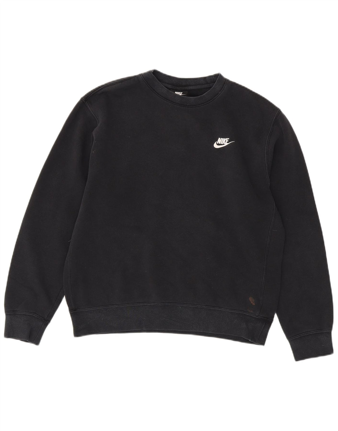 Męska bluza dresowa NIKE, średnia czarna, bawełniana