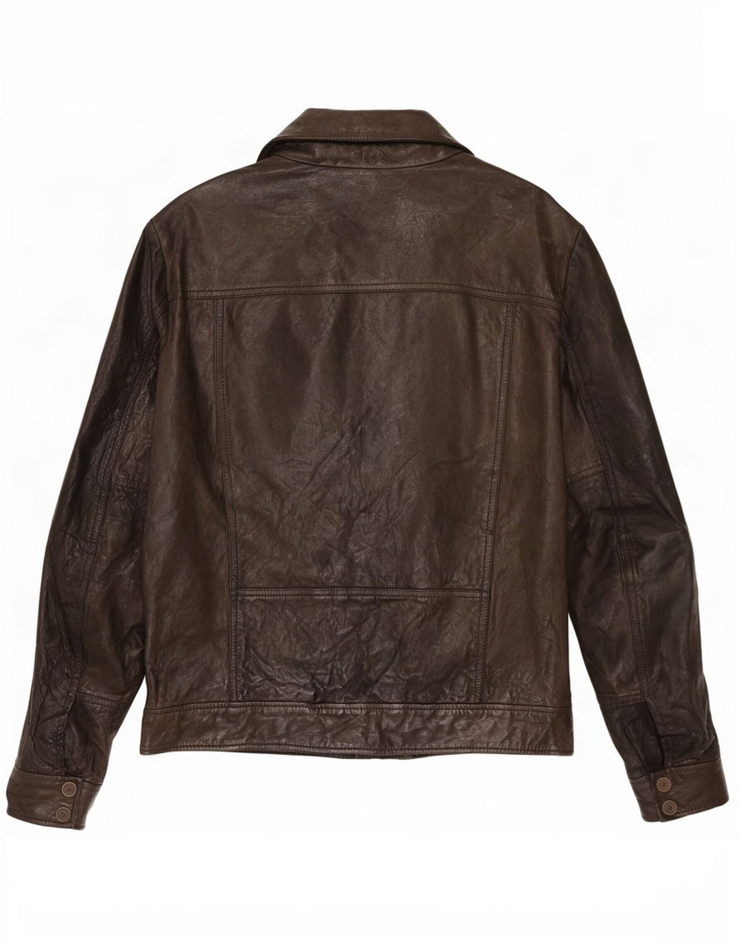Męska skórzana kurtka motocyklowa Calvin Klein Jeans UK 40, duża, czarna