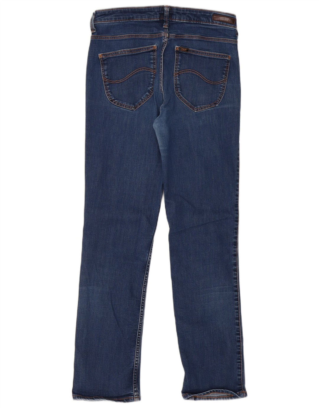 Damskie jeansy slim fit LEE W30 L29 niebieskie
