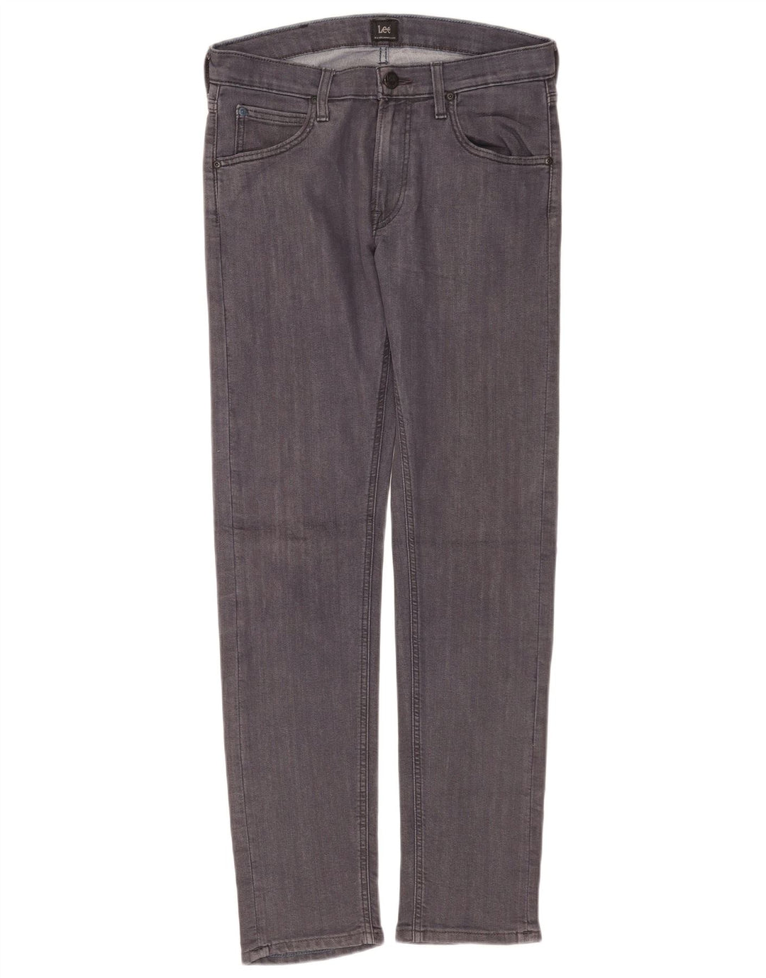 Damskie jeansy Lee Daren Zip Fly W30 L32 Szara bawełna