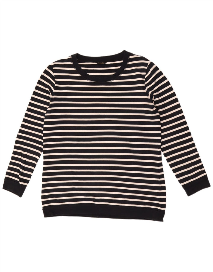 Damska bluza Massimo Dutti Jumper US 8 w średnie granatowe paski