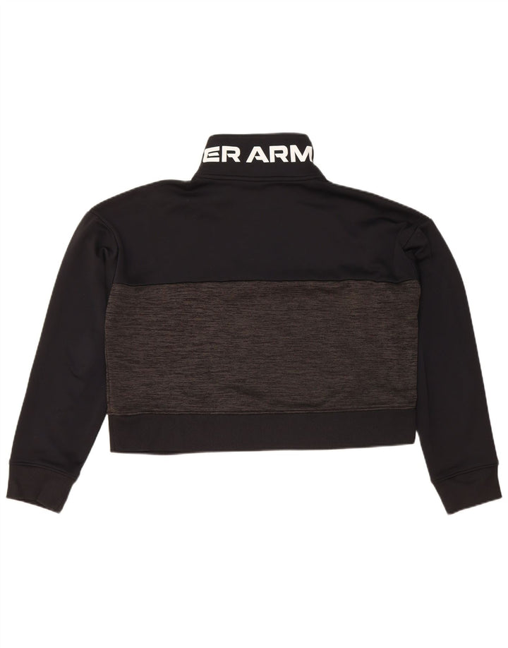 Damska bluza Under Armour Crop Graphic Jumper UK 14 Medium Black