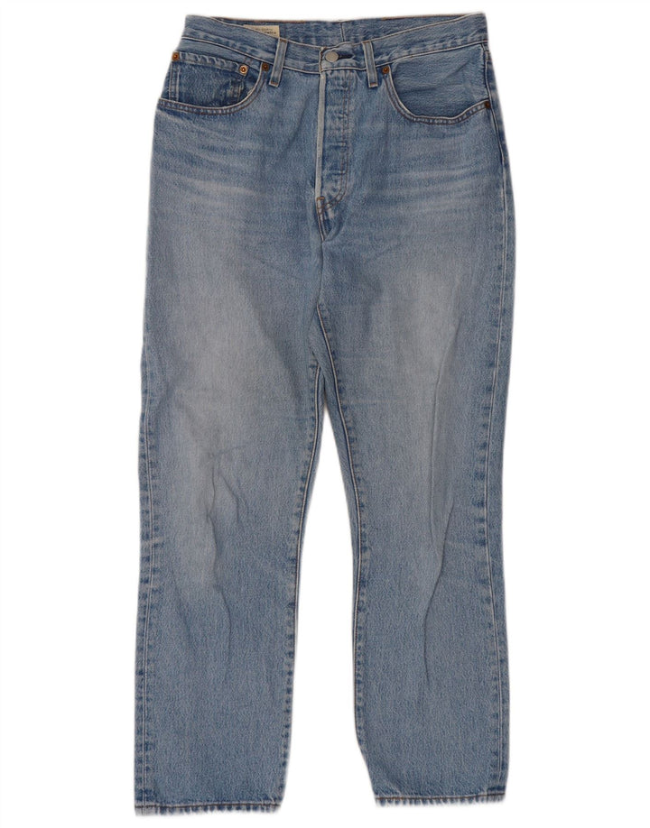 Męskie jeansy Levi's 501 Straight W30 L28 Niebieskie bawełniane