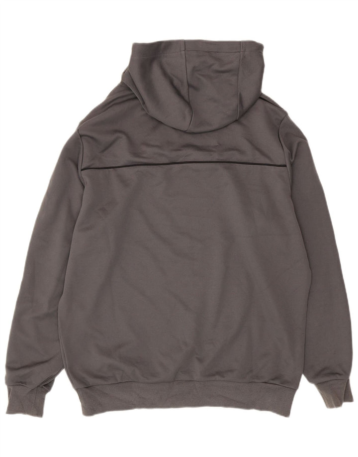 Męska bluza z kapturem Colmar XL, szary poliester
