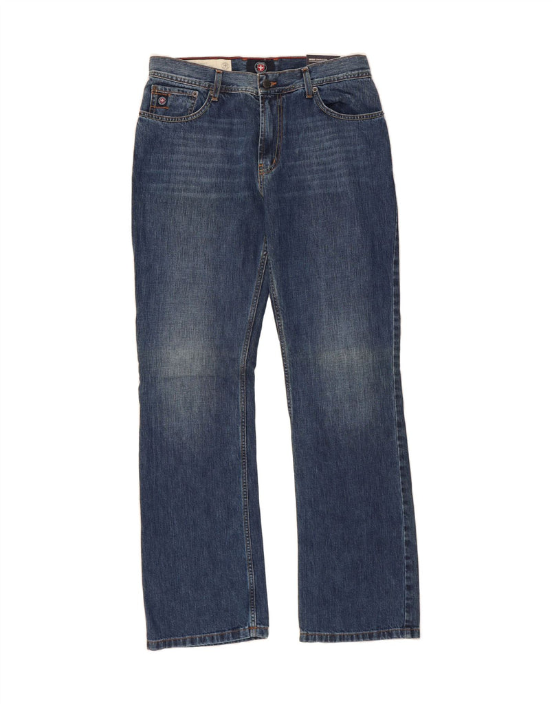 STRELLSON Mens Bootcut Jeans W32 L32 Blue Cotton Vintage Strellson and Second-Hand Strellson from Messina Hembry 