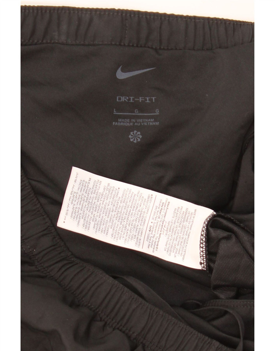 Męskie spodenki sportowe Nike Dri Fit Graphic, duże, czarne, poliestrowe