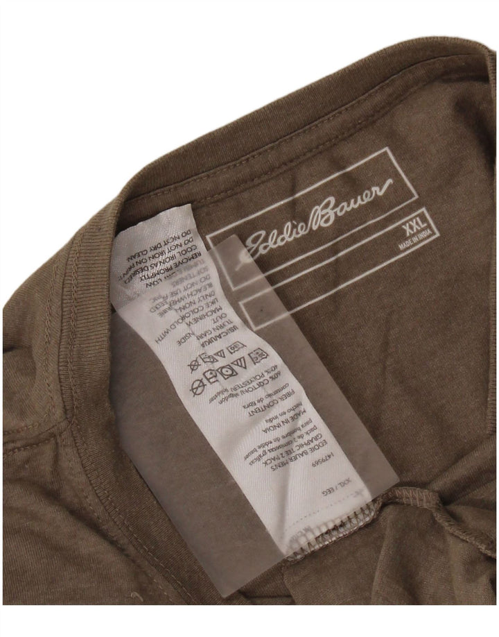 Koszulka męska EDDIE BAUER Top 2XL Szara bawełna