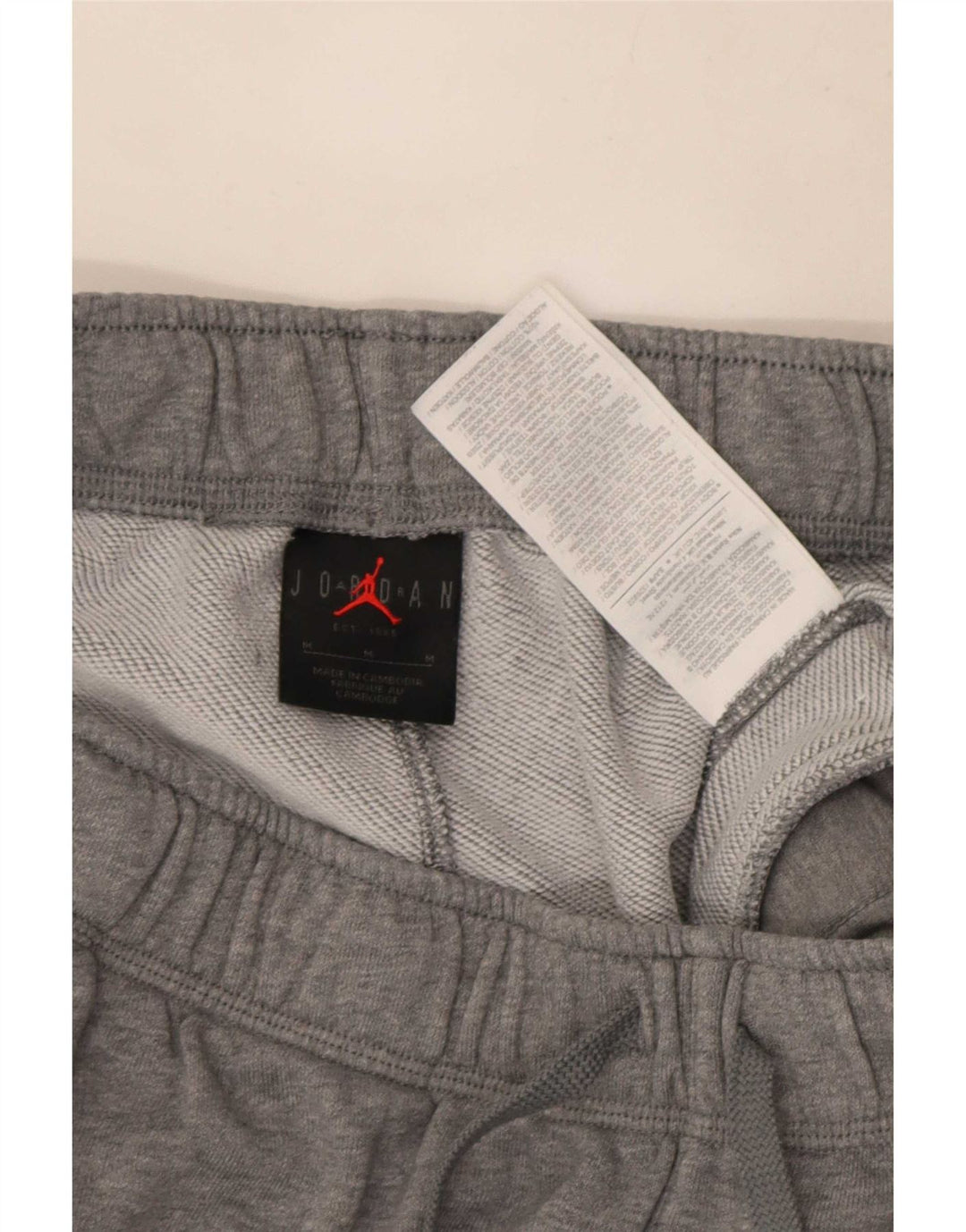 Męskie spodnie dresowe Jordan Joggers, średnioszare, bawełniane
