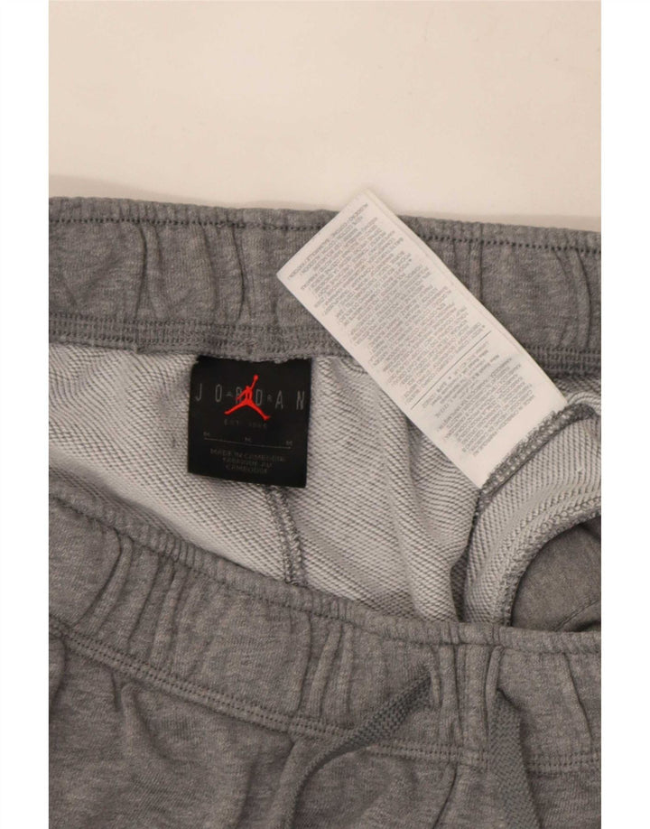 Męskie spodnie dresowe Jordan Joggers, średnioszare, bawełniane