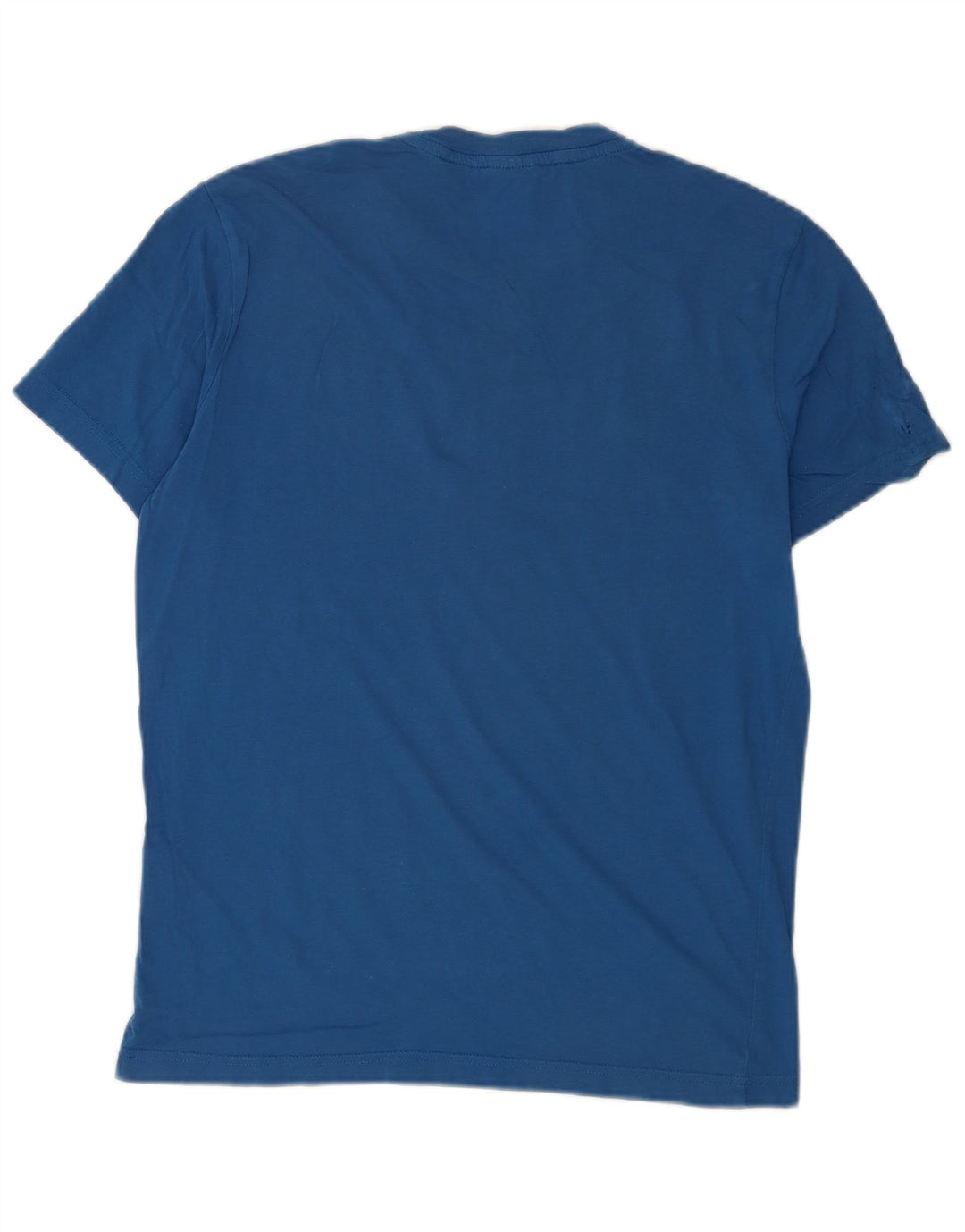 Męski T-shirt Champion z grafiką, mały, niebieski, bawełniany