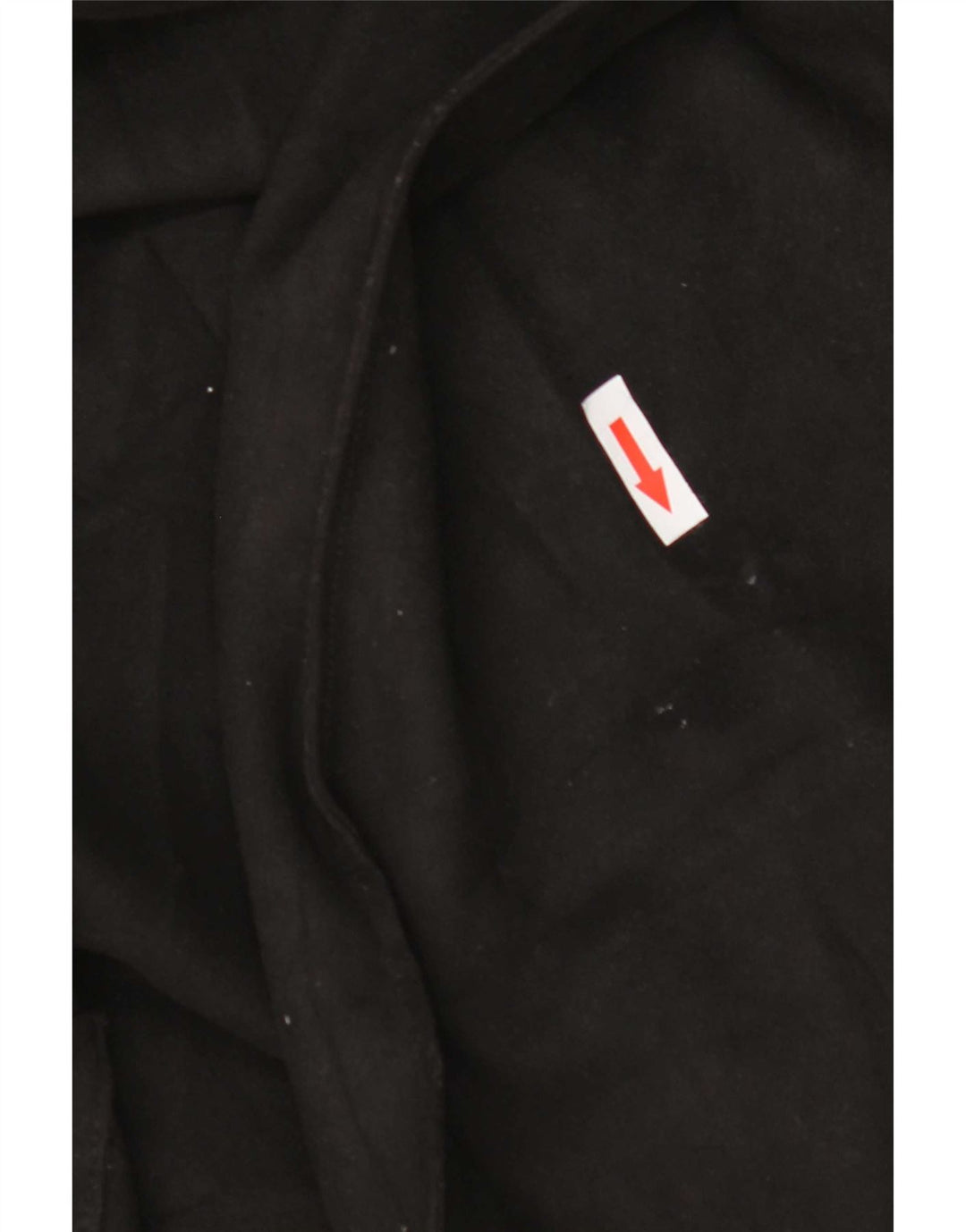 Zara damski otwarty płaszcz oversize UK 10, mały, czarny, poliestrowy, klasyczny