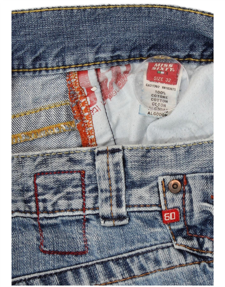 Luźne dżinsy damskie Miss Sixty Perkinks W32 L31 Niebieskie bawełniane