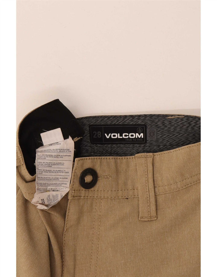 Męskie spodenki chino Volcom W28 średni beżowy poliester