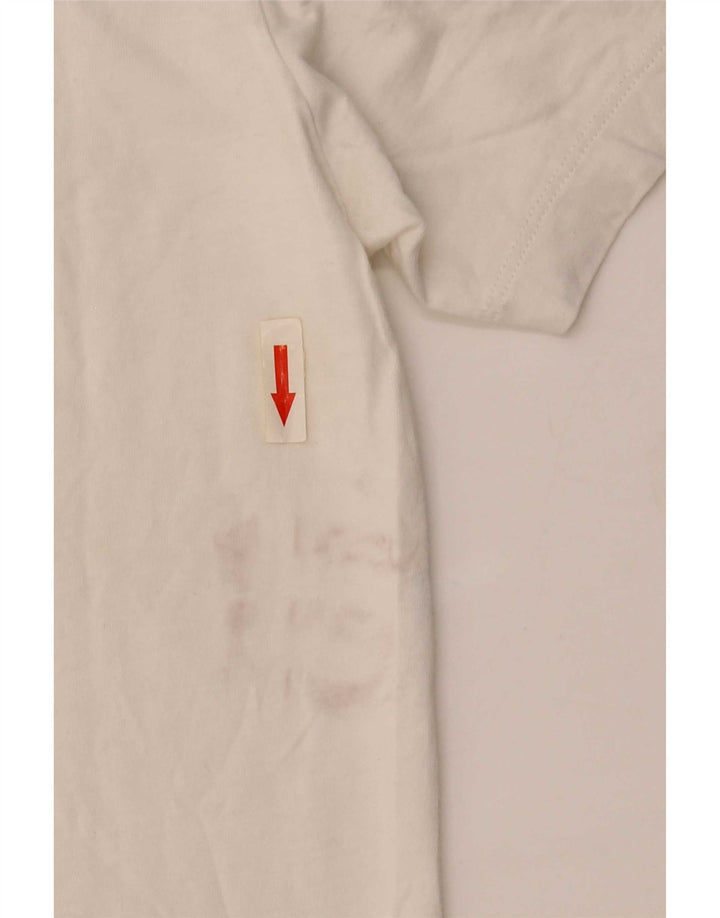 T-shirt męski Hugo Boss, mały, biały, bawełniany