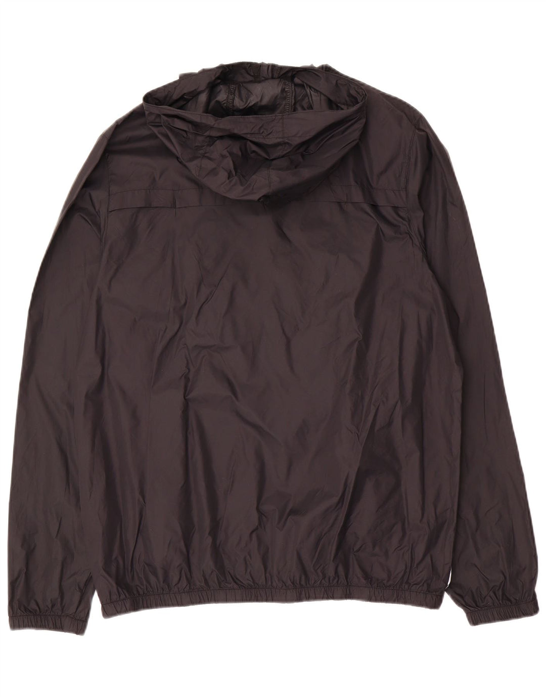 Męska kurtka Anorak z kapturem ELLESSE UK 40, duża, czarna, z blokami kolorów