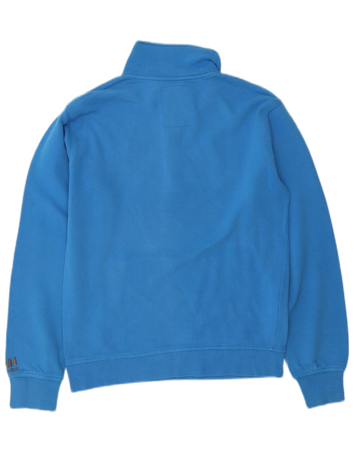 Męska bluza robocza Helly Hansen z grafiką i zamkiem błyskawicznym, mała niebieska