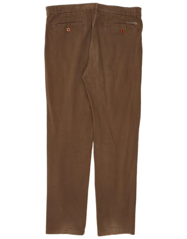 Harmont & Blaine Męskie spodnie chino IT 50 Large W36 L32 Brązowe bawełniane