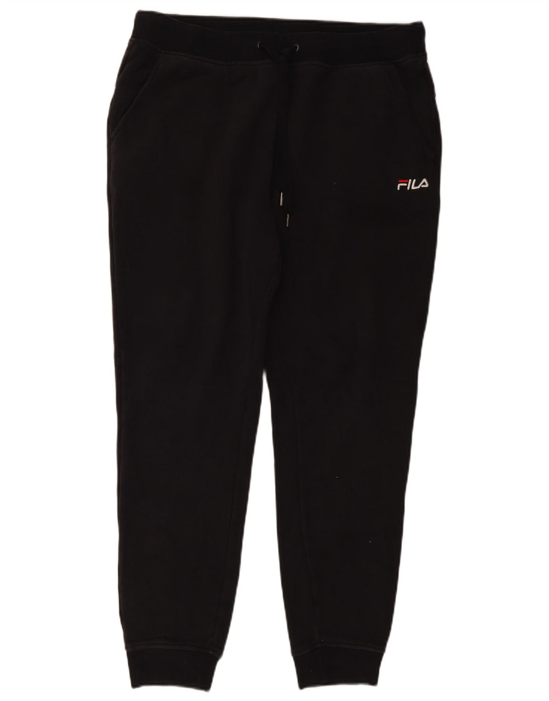 Męskie spodnie dresowe Fila Joggers, duże, czarne, bawełniane