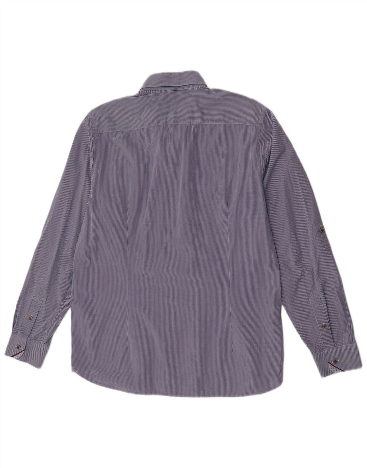 Koszula męska Ted Baker, rozmiar 5 XL, granatowa, bawełniana w kratkę