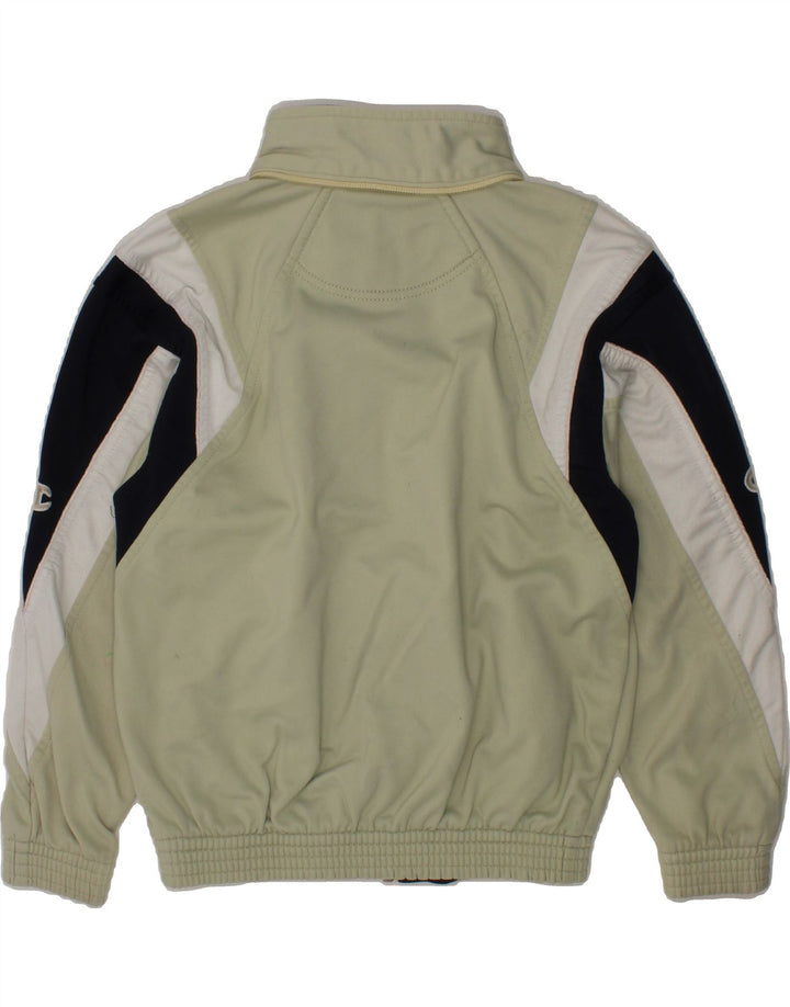 CHAMPION Boys Tracksuit Top Jacket 5-6 Years Green Colourblock Polyester Vintage Champion and Second-Hand Champion from Messina Hembry 