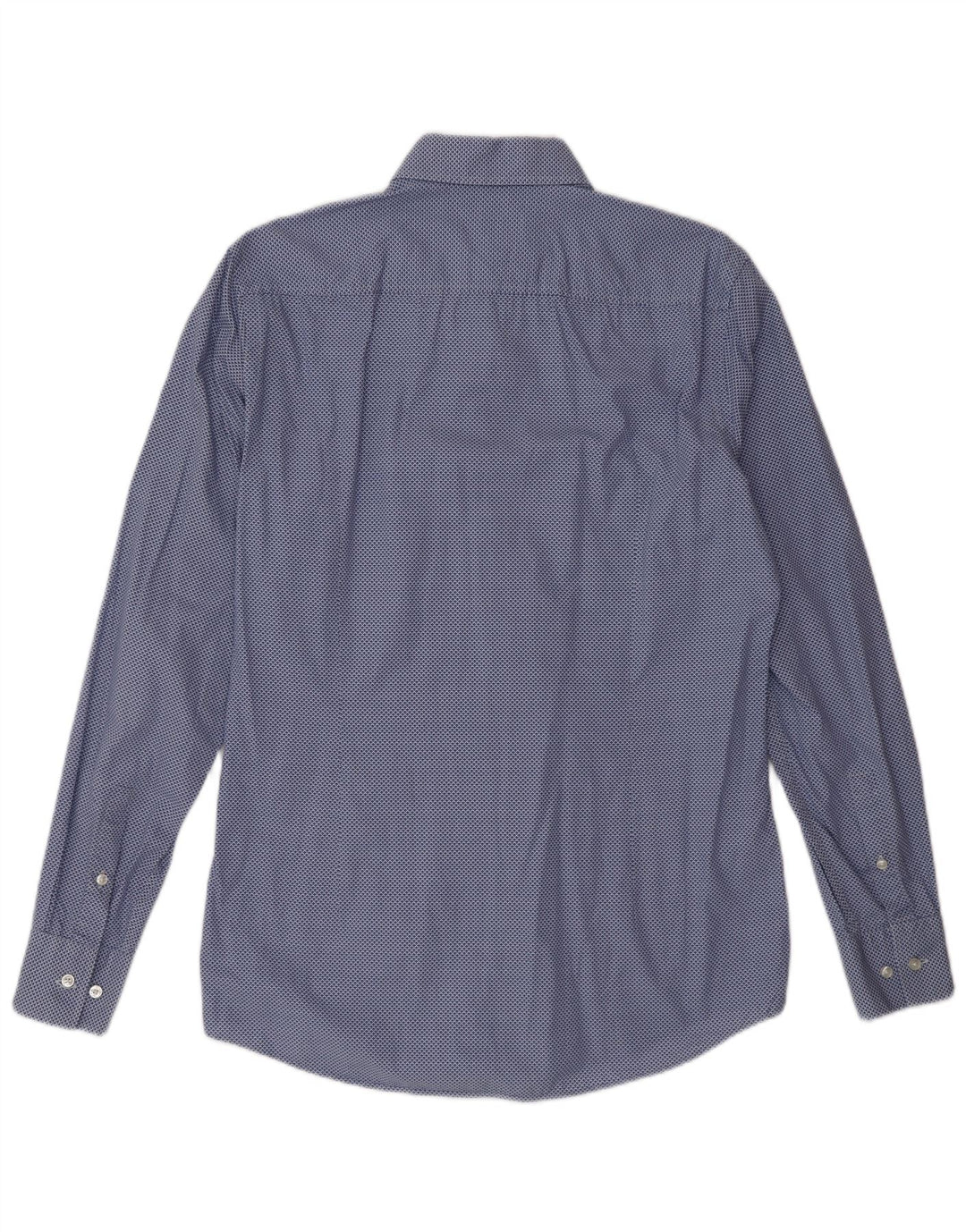 Koszula męska Hugo Boss Slim Fit rozmiar 38 15 Średnio niebieska bawełniana w cętki