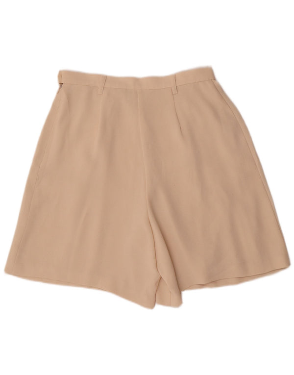 Marks & Spencer Damskie spodenki codzienne z wysokim stanem UK 12 Medium W26 Beżowe
