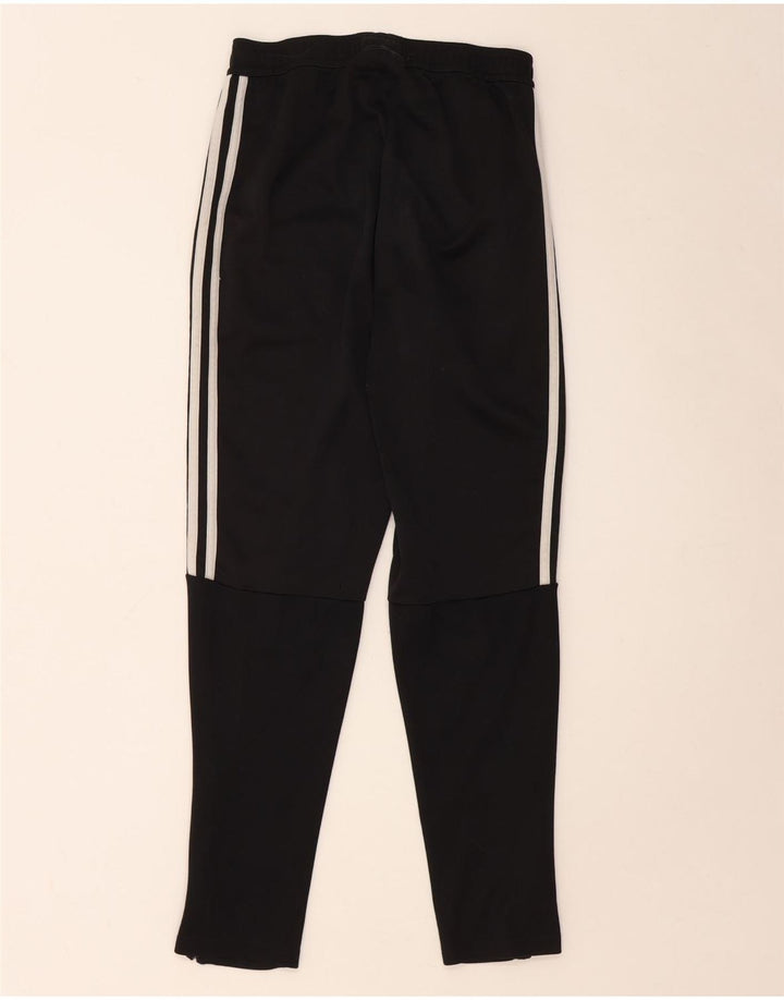 Damskie spodnie dresowe Adidas UK 10, małe, czarne, poliestrowe