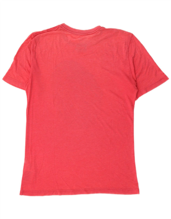 Męski T-shirt Nike o regularnym kroju z grafiką, średni czerwony poliester