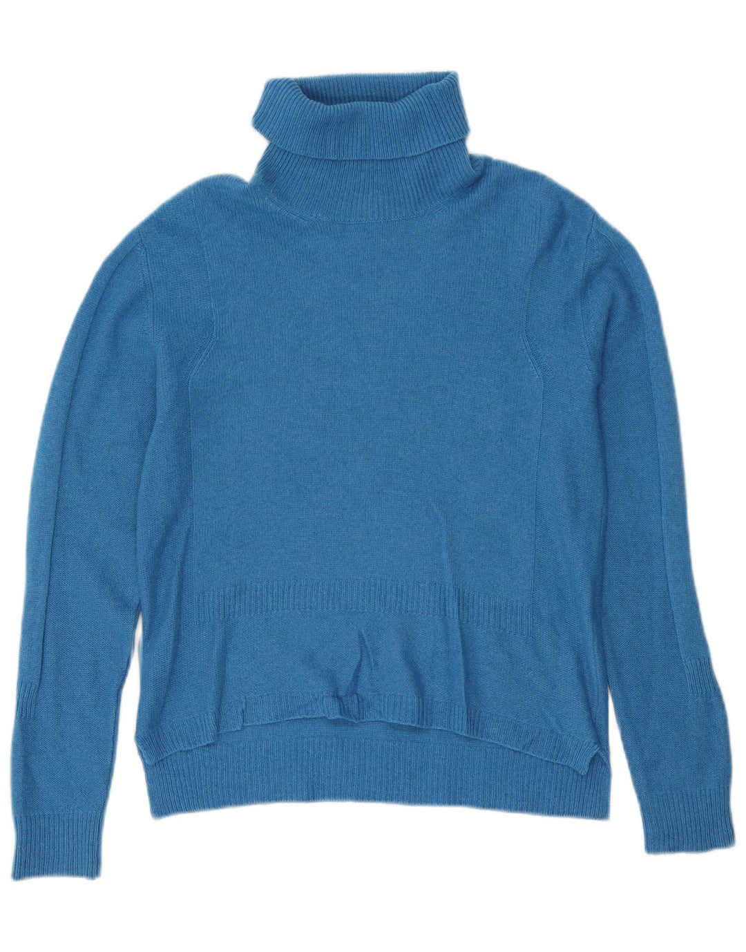 Damski sweter z golfem Max & Co. UK 12, średni niebieski kaszmir
