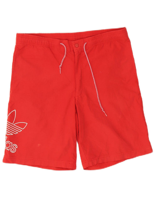 Męskie spodenki Adidas Graphic Casual Small W29 Czerwone bawełniane