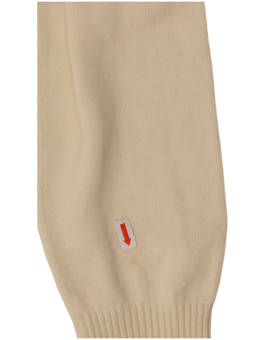 Męski sweter z okrągłym dekoltem Tommy Hilfiger w kolorze średniej beżowej bawełny